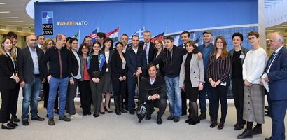 Head of ICGS Nato Bachiashvili took part to the Georgian Opinion makers visit at NATO HQ and European Commission